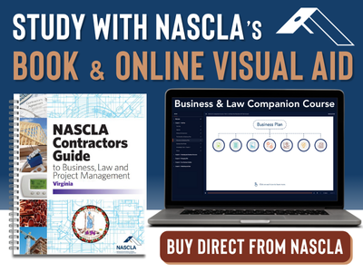 "NASCLA کے کنٹریکٹرز گائیڈ اور آن لائن بصری امداد کے ساتھ مطالعہ کریں"